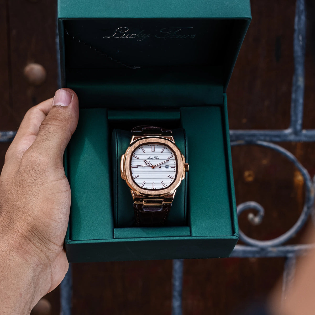 ALDERN Atlas — Rose Gold Emerald — view 3